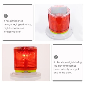 Светодиодные стробоскопы Солнечная сигнальная лампа дорожного знака