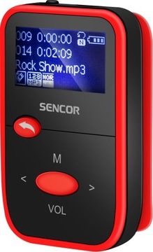 MP3-плеер SENCOR SFP 4408RD 8 ГБ, FM-радио