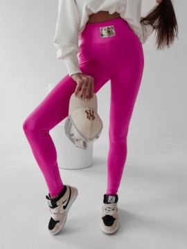 OLA VOGA JUDITH женские леггинсы неоново-розовые - M