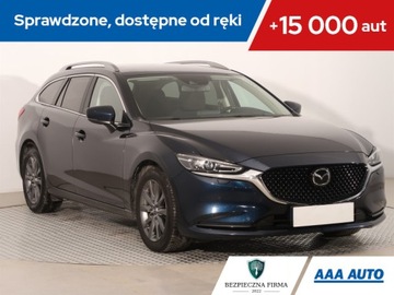 Mazda 6 III Sport Kombi Facelifting 2018 2.0 Skyactiv-G 145KM 2021 Mazda 6 2.0 Skyactiv-G, Salon Polska
