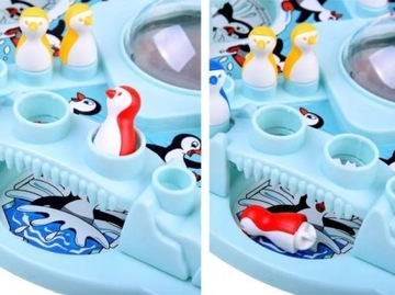 НАСТОЛЬНАЯ ИГРА «ГОНКИ ПИНГВИНОВ» ДЛЯ СЕМЬИ ПОДАРОК ​​ДЛЯ ДЕТЕЙ 4, 5, 6, 7 ЛЕТ