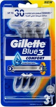 Gillette Blue3 Comfort Maszynki Jednorazowe 3szt