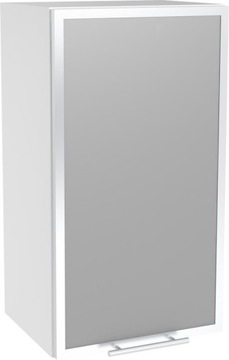 SZAFKA KUCHENNA GÓRNA szkło aluminium 40 cm prawa