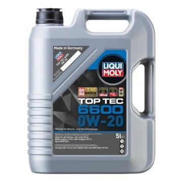 LIQ LM21411 OLEJ LIQUI MOLY 0W20 5L TOP TEC 6600 SP / C5 / GF-6A / LL-17 FE