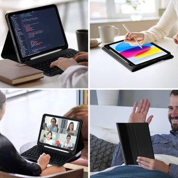 ЧЕХОЛ-КЛАВИАТУРА для APPLE IPAD 10.9 GEN 10 2022 A2696 ЧЕРНЫЙ