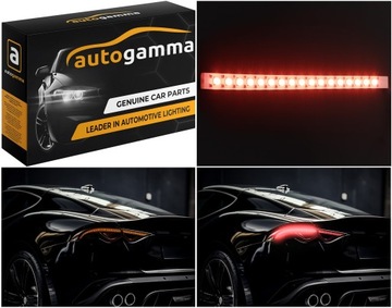 Pasek Taśma LED SMD Czerwony Stop 15 cm Komplet 2 szt.