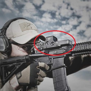 Коллиматорный прицел для страйкбольной копии пневматического оружия, прицел для стрельбы из оружия