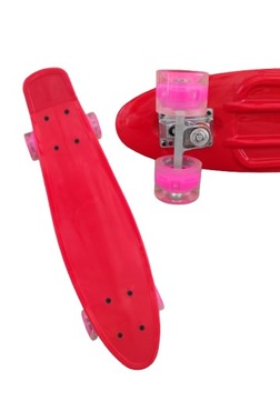 СКЕЙТБОРД ДОСКА, СВЕТЯЩИЕСЯ КОЛЕСА, ЦВЕТА