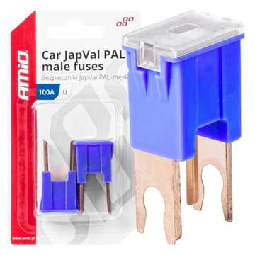 АВТОМОБИЛЬНЫЙ ПРЕДОХРАНИТЕЛЬ AMiO JAPVAL PAL MALE 100A 2 шт.