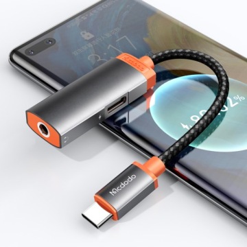 АДАПТЕР USB-C MINI JACK 3,5 ММ АДАПТЕР AUX КАБЕЛЬ ДЛЯ SAMSUNG APPLE DAC