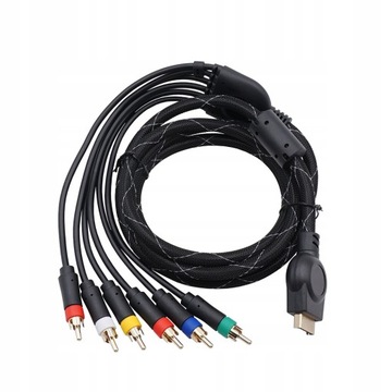 Компонентный IRIS 2 в 1 + композитный кабель AV 6 X RCA для консоли PS2/PS3