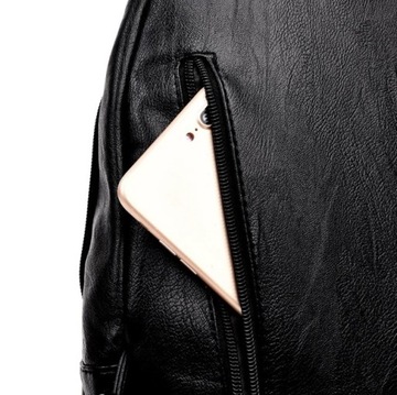 PLECAK DAMSKI PLECACZEK MIEJSKI DO SZKOŁY PRACY EKO SKÓRA VINTAGE TORBA 2W1