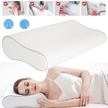 ERGONOMICZNA PODUSZKA POD GŁOWĘ, ORTOPEDYCZNA PODUSZKA PODPIERAJĄCA KARK