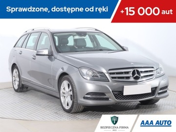 Mercedes Klasa C W204 Kombi T204 1.8 200 CGI BlueEFFICIENCY 184KM 2012 Mercedes C C 200, Serwis ASO, Automat, Skóra