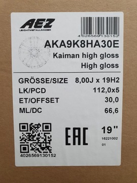 НОВЫЕ ЛЕГКОСПЛАВНЫЕ ДИСКИ AUDI 19 A6 Allroad 4G F2 A6/S6 C7 C8 A7/S7/RS7 4G8 4K8