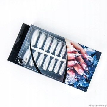 Formy szablony do przedłużania paznokci dual