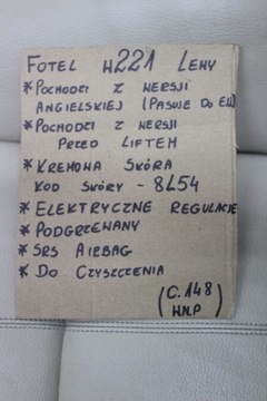 MERCEDES S TŘÍDA W221 SEDADLO LEVÝ PŘED FACELIFT 8L54 KŮŽE PŘEDEHŘÁTÝ