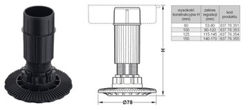 Лапка Axilo от Hafele + головка H 60