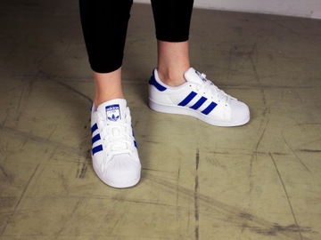 damskie buty Adidas Superstar UNIKAT Originals sneakersy białe tenisówki