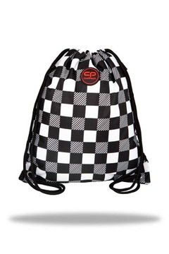 Worek na buty Sprint Checkers, wymiary 43 x 33 cm, Coolpack