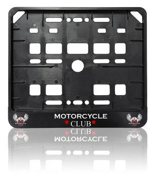 Рамки номерных знаков Рамка для МОТОЦИКЛА С УФ-ПЕЧАТАННОЙ ИНСТРУКЦИЕЙ x10