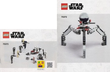 LEGO Instrukcja 75372-1 Clone Trooper and Battle Droid Battle Pack