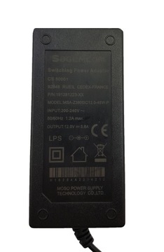 БЛОК ПИТАНИЯ 12 В постоянного тока 3,8 А LED 45 Вт 5,5/2,1 SAGEMCOM