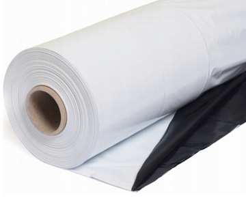 Folia kiszonkarska pryzmowa 8x33 czarno-biała