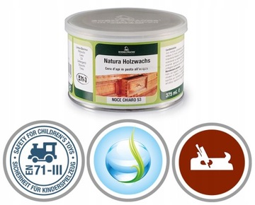 Воск пчелиный для дерева и мебели 0,375л, бесцветный