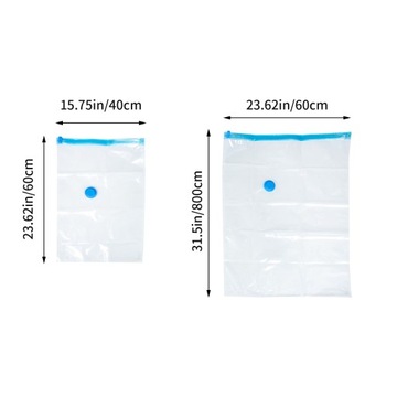 Пакеты для одежды в вакуумной упаковке. Ручной вакуумный насос