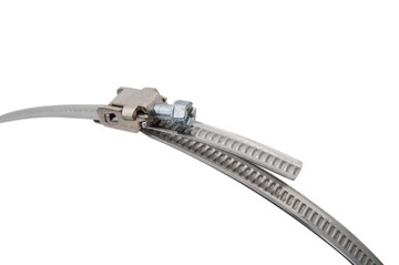 ANEMOSTAT NAWIEWNY BIAŁY 100 mm RAMKA + OPASKA
