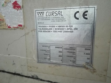 Automatyczna pilarka poprzeczna Cursal