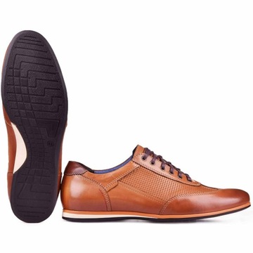 Męskie buty skórzane pantofle skóra polskie 40