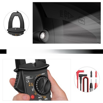 MULTIMETR CYFROWY ELEKTRYCZNY LCD MIERNIK PRĄDU