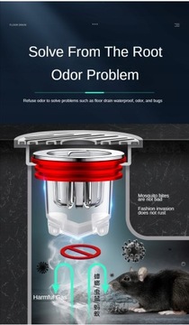 Дезодорант для трапов в полу, универсальная внутренняя вставка