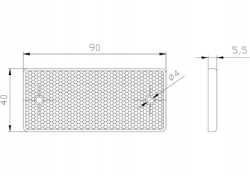 НАБОР СВЕТООТРАЖИТЕЛЕЙ ДЛЯ ПРИЦЕПОВ АВТОМОБИЛЬНЫХ ПРИЦЕПОВ FRISTOM REFLECTIVES