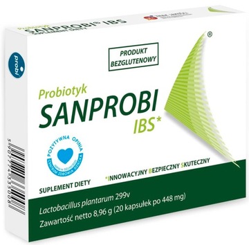 Sanprobi IBS 20 kaps. PROBIOTYK LAKTOBAKTERIE