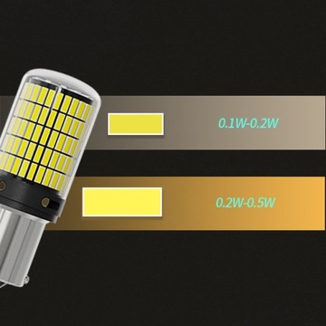 СВЕТОДИОДНЫЕ ЛАМПОЧКИ P21W CANBUS, БЕЛЫЕ, ОЧЕНЬ МОЩНЫЕ, 3600LM, 150SMD, 12V