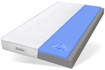 Best Dream 80x200 materac piankowy H3 Visco pikowany pokrowiec Premium TOP