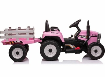 SUPER BLOW TRACTOR - АККУМУЛЯТОРНАЯ АККУМУЛЯТОРНАЯ С ПРИЦЕПОМ, МЯГКИЕ КОЛЕСА, МЯГКОЕ СИДЕНИЕ