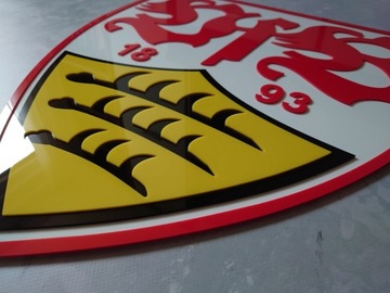 Herb VfB Stuttgart na ścianę do domu prezent na święta dla chłopaka męża
