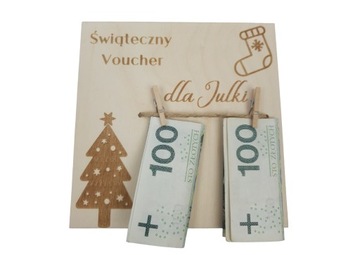 Voucher święta Bon Świąteczny Podarunkowy Prezent