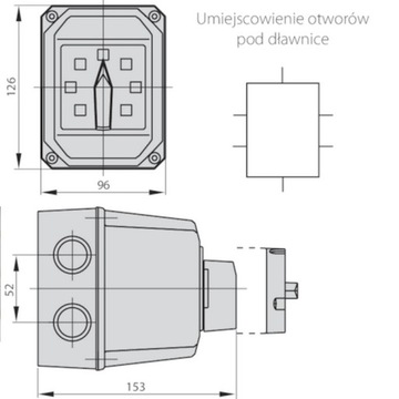 Кулачковый выключатель Л-0-П 3П 40А в корпусе ЛК40-3.8368ОБ3