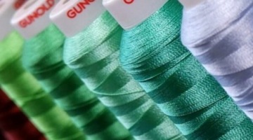 Нитки полиэфирные для вышивания 1000м вышивальная машина GUNOLD
