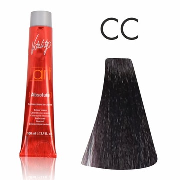 Fryzjerska farba do włosów VITALITY'S ART ABSOLUTE CC 100ml popielaty chrom