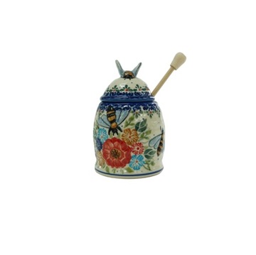 Ceramiczny pojemnik na miód Bolesławiec
