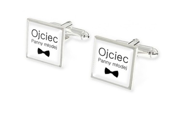 SPINKI KOSZULOWE DLA TATY PANNY MŁODEJ ar1267