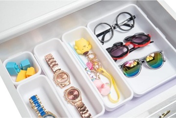 Пластиковый модульный организатор контейнер для ящиков из 8 штук вставки