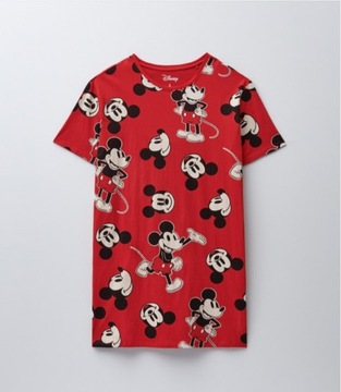 Piżama damska bawełniana letnia Mickey Mouse (koszula nocna)