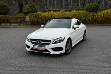 Mercedes Klasa C W205 Coupe 200 184KM 2016 Mercedes C 200 Coupe 2023r. Polski SALON AMG, zdjęcie 19